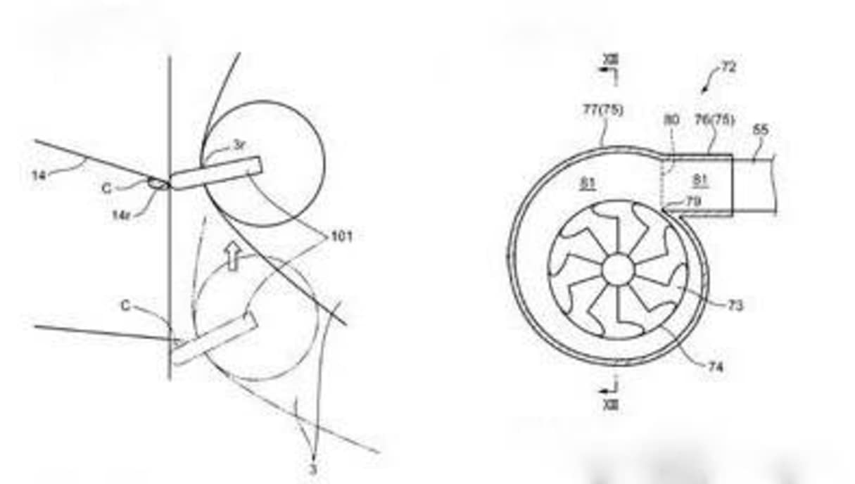 A new turbocharger design was part of the patents.